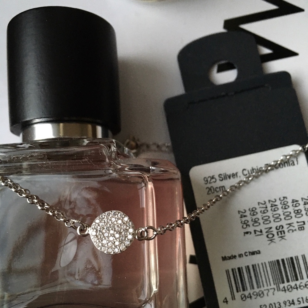 Cubic Zirconia Pave Sterling Silver 925 Bracelet